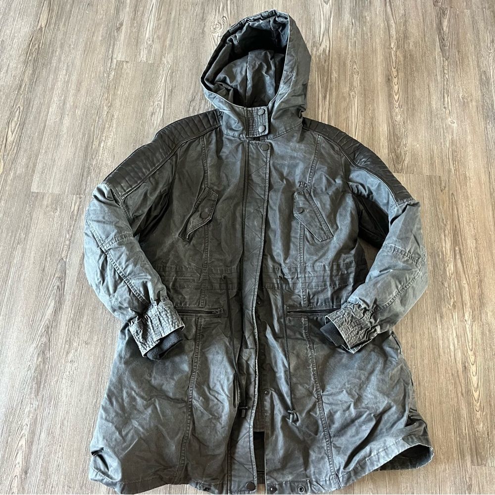 Harley Davidson Women's XL Goose Down Insulated Parka Jacket